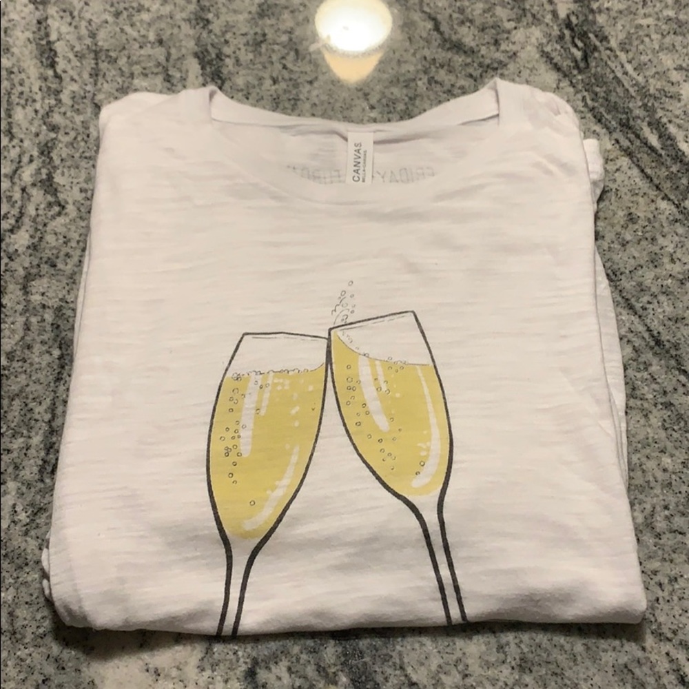 Friday Saturday Champagne Tee